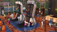 The Sims 4 Fitness game screen