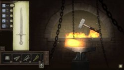 Blacksmith. Song of two Kings game screen