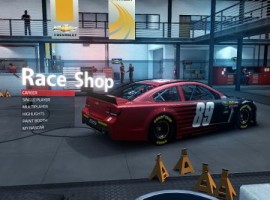 NASCAR 14 game screen