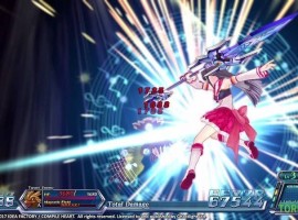 Omega Quintet game screen