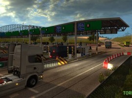 Euro Truck Simulator 2 game screen