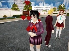 Yandere Simulator game screen