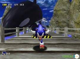 Sonic Adventure DX game screen