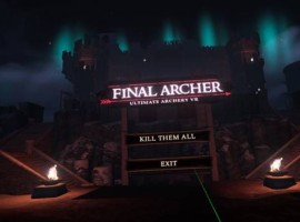 FINAL ARCHER VR game screen