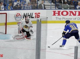 NHL 16 game screen